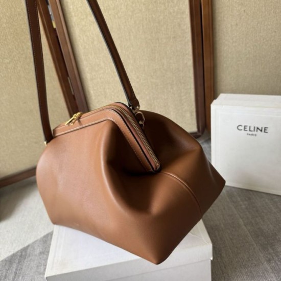 Super Clone Knockoff Celine Doctor Clutch Brown
