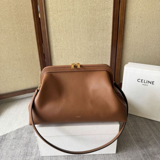 Super Clone Knockoff Celine Doctor Clutch Brown