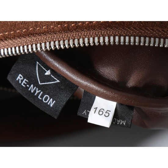 Super Clone Knockoff Prada Boston Crossbody Bag 2VH188 Brown Suede