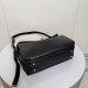 Super Clone Knockoff Balenciaga Le 7 Medium Crossbody Bag Black