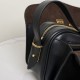 Super Clone Knockoff Balenciaga Le 7 Medium Crossbody Bag Black