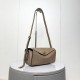 Super Clone Knockoff Balenciaga Le 7 Medium Crossbody Bag Apricot