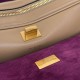 Super Clone Knockoff Balenciaga Le 7 Medium Crossbody Bag Apricot