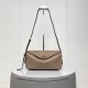 Super Clone Knockoff Balenciaga Le 7 Medium Crossbody Bag Apricot