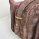 Super Clone Knockoff Balenciaga Le 7 Crossbody Bag Brown Suede