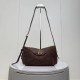 Super Clone Knockoff Balenciaga Le 7 Crossbody Bag Brown Suede