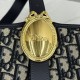 Mirror Quality Replica Dior Médaillon Medium Bucket Bag M1532 Dior Oblique Blue Knockoff