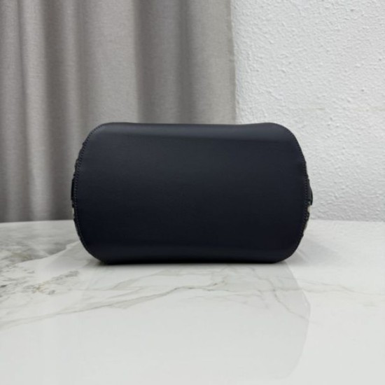 Mirror Quality Replica Dior Médaillon Medium Bucket Bag M1532 Dior Oblique Blue Knockoff