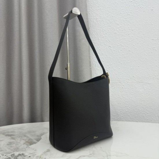 Mirror Quality Replica Dior Médaillon Medium Bucket Bag M1532 Black Knockoff
