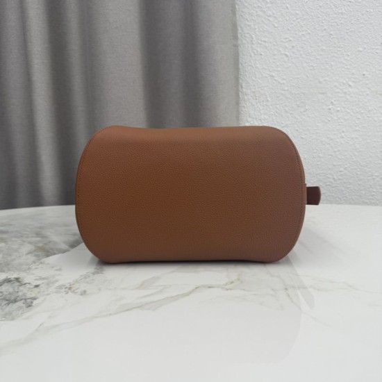 Mirror Quality Replica Dior Médaillon Medium Bucket Bag M1532 Brown Knockoff