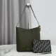 Mirror Quality Replica Dior Médaillon Medium Bucket Bag M1532 Dark Green Knockoff