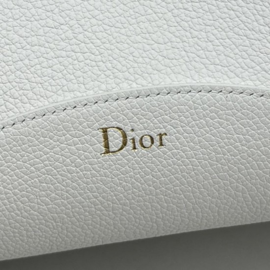 Mirror Quality Replica Dior Médaillon Medium Bucket Bag M1532 White Knockoff