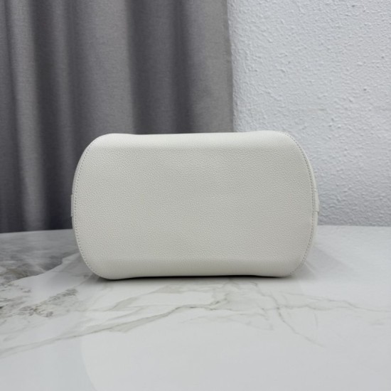 Mirror Quality Replica Dior Médaillon Medium Bucket Bag M1532 White Knockoff