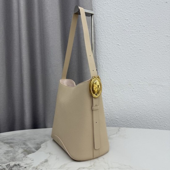 Premium Replica Dior Médaillon Medium Bucket Bag M1532 Beige Fake Mirror Quality Replica Dior Médaillon Medium Bucket Bag M1532 Beige Knockoff