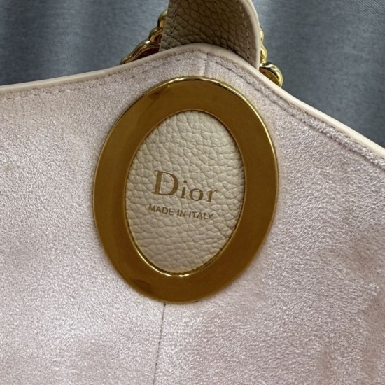 Premium Replica Dior Médaillon Medium Bucket Bag M1532 Beige Fake Mirror Quality Replica Dior Médaillon Medium Bucket Bag M1532 Beige Knockoff
