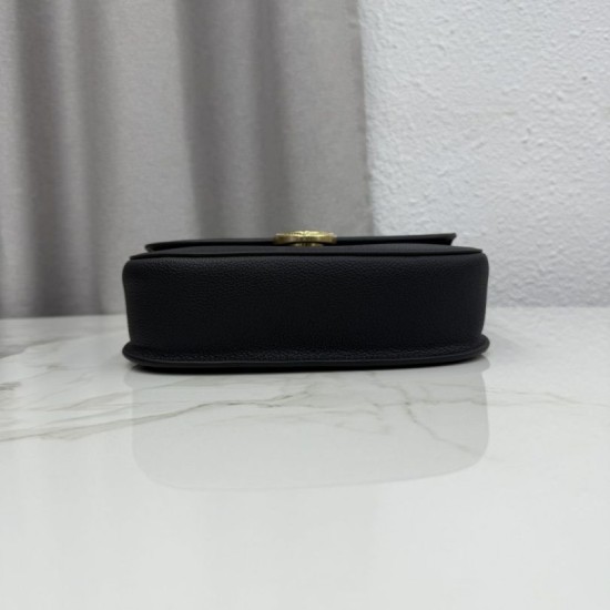 Mirror Quality Replica Dior Médaillon Crossbody Bag M3920 Black Knockoff