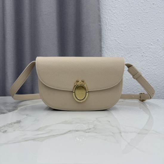 Premium Replica Dior Médaillon Crossbody Bag 23cm M3920 Apricot Fake Mirror Quality Replica Dior Médaillon Crossbody Bag 23cm M3920 Apricot Knockoff
