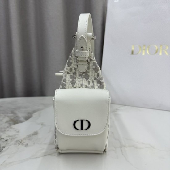 Mirror Quality Replica Dior Crossbody/Shoulder Bag Dior Oblique D-Dream M6323 beige Knockoff