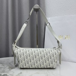 Mirror Quality Replica Dior D-Journey small shoulder bag M2416 beige/gray Knockoff