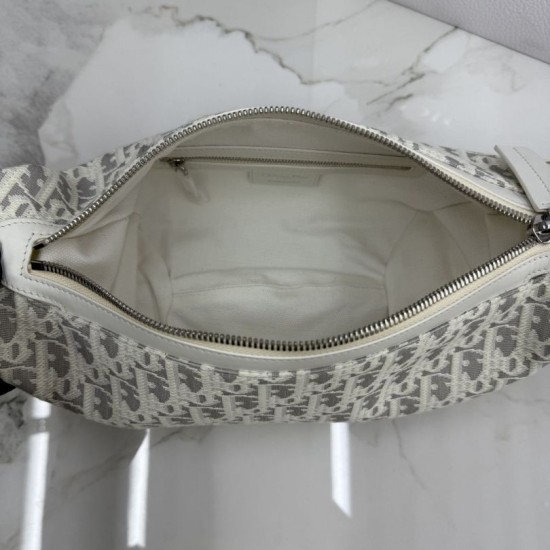 Premium Replica Dior D-Journey small shoulder bag M2416 beige/gray Fake Mirror Quality Replica Dior D-Journey small shoulder bag M2416 beige/gray Knockoff