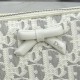 Premium Replica Dior Oblique Bow Chain clutch S2504 beige/gray Fake Mirror Quality Replica Dior Oblique Bow Chain clutch S2504 beige/gray Knockoff