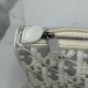 Premium Replica Dior Oblique Bow Chain clutch S2504 beige/gray Fake Mirror Quality Replica Dior Oblique Bow Chain clutch S2504 beige/gray Knockoff