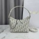 Mirror Quality Replica Dior 30 Montaigne Miss Caro Oblique shoulder bag beige/gray Knockoff