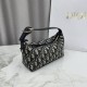 Premium Replica Dior Nomad clutch S2424 Oblique blue Fake Mirror Quality Replica Dior Nomad clutch S2424 Oblique blue Knockoff