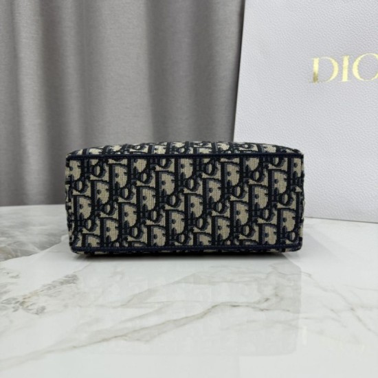 Premium Replica Dior Nomad clutch S2424 Oblique blue Fake Mirror Quality Replica Dior Nomad clutch S2424 Oblique blue Knockoff