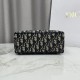Premium Replica Dior Nomad clutch S2424 Oblique blue Fake Mirror Quality Replica Dior Nomad clutch S2424 Oblique blue Knockoff