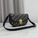 Mirror Quality Replica Dior Médaillon shoulder bag M3920 Oblique blue Knockoff