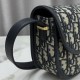 Mirror Quality Replica Dior Médaillon shoulder bag M3920 Oblique blue Knockoff