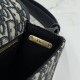Mirror Quality Replica Dior Médaillon shoulder bag M3920 Oblique blue Knockoff