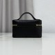 Mirror Quality Replica Dior Trianon Soft Vanity Mini Chain handbag S4613 black Knockoff