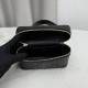 Mirror Quality Replica Dior Trianon Soft Vanity Mini Chain handbag S4613 black Knockoff