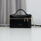 Mirror Quality Replica Dior Trianon Soft Vanity Mini Chain handbag S4613 black Knockoff