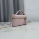 Mirror Quality Replica Dior Trianon Soft Vanity Mini Chain handbag S4613 pink Knockoff