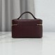 Mirror Quality Replica Dior Trianon Soft Vanity Mini Chain handbag S4613 burgundy Knockoff