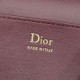 Mirror Quality Replica Dior Trianon Soft Vanity Mini Chain handbag S4613 burgundy Knockoff