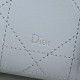 Mirror Quality Replica Dior Trianon Soft Vanity Mini Chain handbag S4613 blue Knockoff