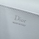 Mirror Quality Replica Dior Trianon Soft Vanity Mini Chain handbag S4613 blue Knockoff