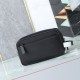 Premium Replica Prada nylon/saffiano leather travel clutch black Fake Mirror Quality Replica Prada nylon/saffiano leather travel clutch black Knockoff