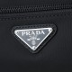 Premium Replica Prada nylon/saffiano leather travel clutch black Fake Mirror Quality Replica Prada nylon/saffiano leather travel clutch black Knockoff