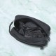 Premium Replica Prada nylon/saffiano leather travel clutch black Fake Mirror Quality Replica Prada nylon/saffiano leather travel clutch black Knockoff