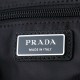 Premium Replica Prada nylon/saffiano leather travel clutch black Fake Mirror Quality Replica Prada nylon/saffiano leather travel clutch black Knockoff
