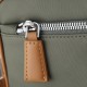 Mirror Quality Replica Prada nylon/saffiano leather travel clutch olive green Knockoff