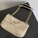 Mirror Quality Replica Shoulder bag Bottega Veneta Madison Intrecciato Ecru-Muse Knockoff
