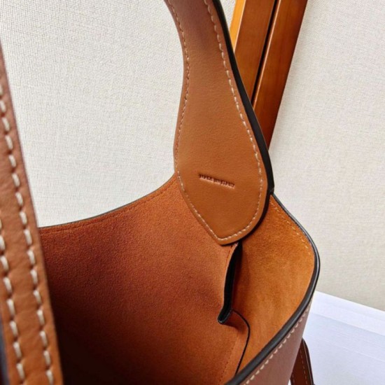 Mirror Quality Replica Celine Small Teen Hobo Shoulder Bag with Coin Purse in Brown Knockoff