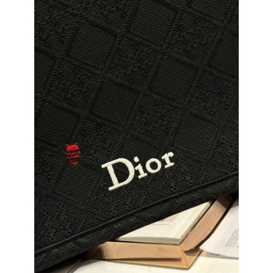 Mirror Quality Replica Dior Medium Book Tote Bag with Bee Strap in Black Knockoff