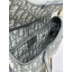 Mirror Quality Replica Dior Saddle Oblique Embroidered Shoulder Bag in Gray Knockoff